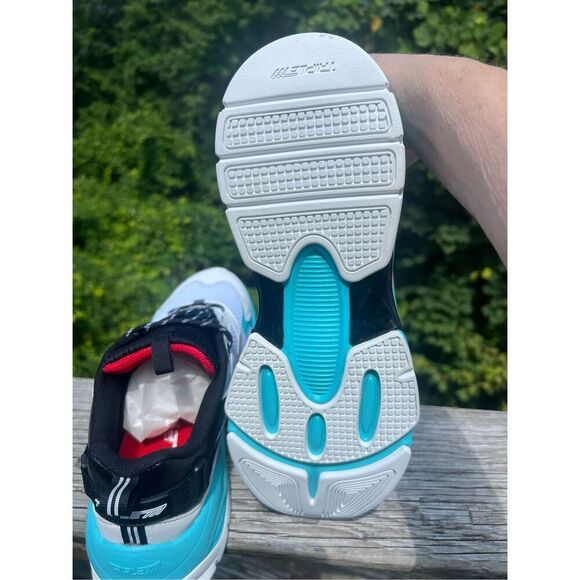 Triple 7 Men’s Aqua White  Sneakers Sz 10 NIB - Picture 4 of 8